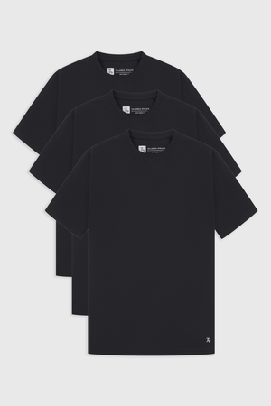 3 Pack Essential Training Top in Black - TAILORED ATHLETE - ROW