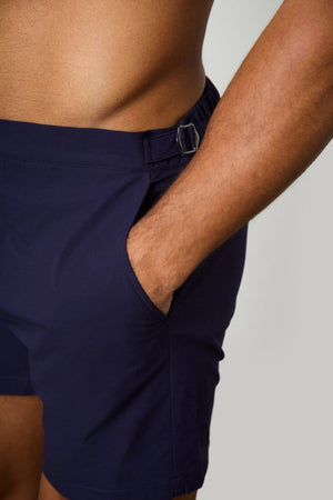 Hybrid Swim Short in Navy - TAILORED ATHLETE - ROW