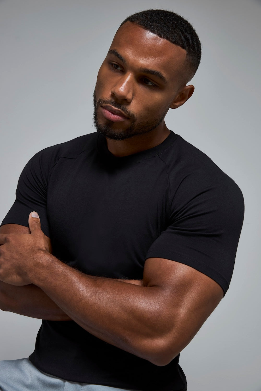 Muscle Fit T-Shirt in Black