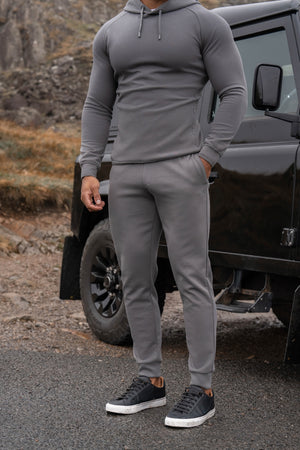 Interlock Sweat Jogger in Graphite
