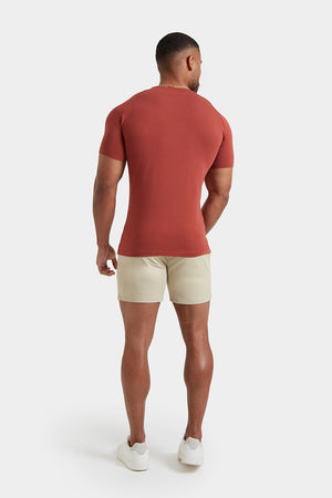 Premium Muscle Fit T-Shirt in Paprika - TAILORED ATHLETE - ROW