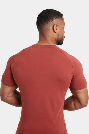 Premium Muscle Fit T-Shirt in Paprika - TAILORED ATHLETE - ROW