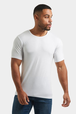 Fashion Fit T-Shirt in White - TAILORED ATHLETE - ROW