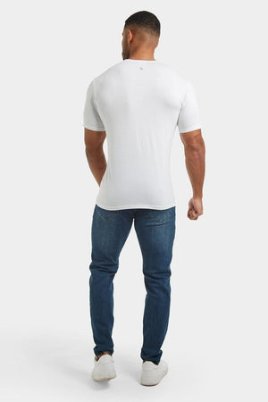 Fashion Fit T-Shirt in White - TAILORED ATHLETE - ROW