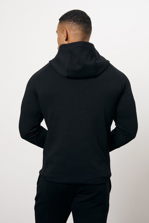 Interlock Hoodie Sweat in Black