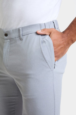 Performance Chino Trouser in Grey - TAILORED ATHLETE - ROW