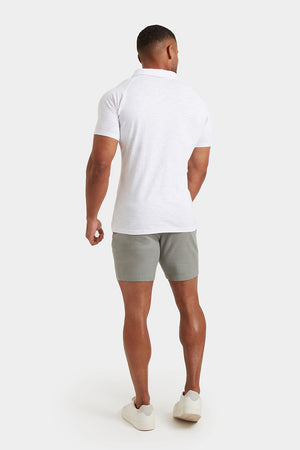 Linen-blend Shorts in Sage - TAILORED ATHLETE - ROW