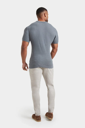 Linen-blend Trousers in Stone - TAILORED ATHLETE - ROW