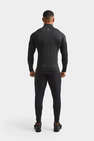 Training Quarter Zip in Black - TAILORED ATHLETE - ROW