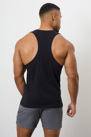 3 Pack Essential Training Vest in Black/ Khaki/ Charcoal - TAILORED ATHLETE - ROW