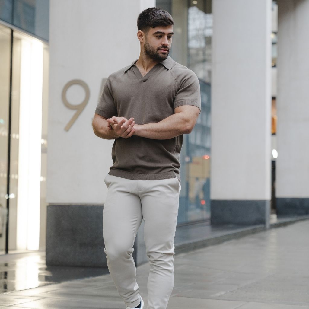 Muscle Fit Trousers & Chinos