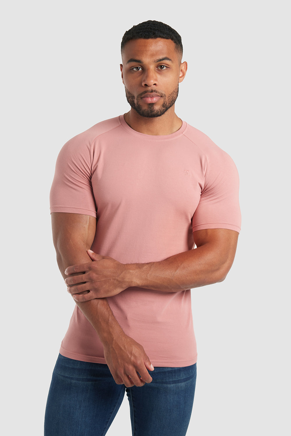 Muscle Fit T-Shirt in Wood Rose - TAILORED ATHLETE - ROW