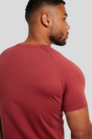 Muscle Fit T-Shirt in Merlot - TAILORED ATHLETE - ROW