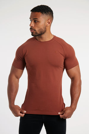 Muscle Fit T-Shirt in Chestnut - TAILORED ATHLETE - ROW