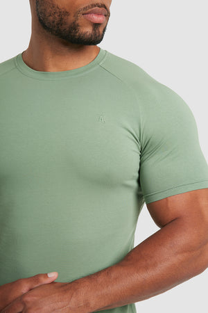 Muscle Fit T-Shirt in Thyme - TAILORED ATHLETE - ROW