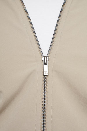 Harrington Jacket in Stone - TAILORED ATHLETE - ROW