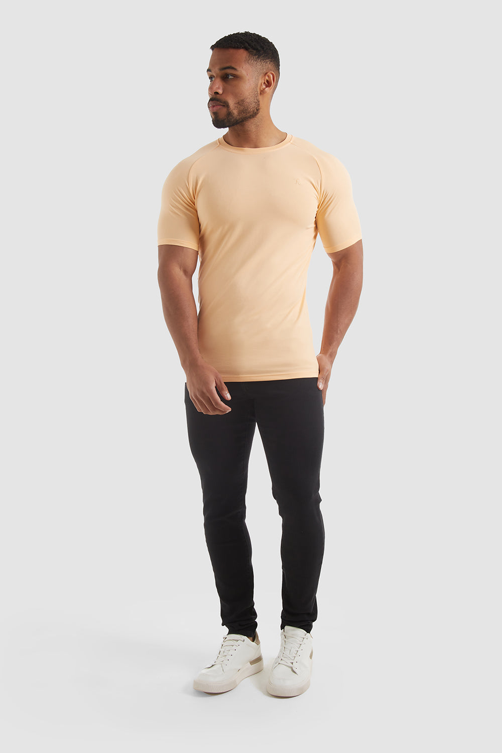 Muscle Fit T-Shirt in Papaya - TAILORED ATHLETE - ROW