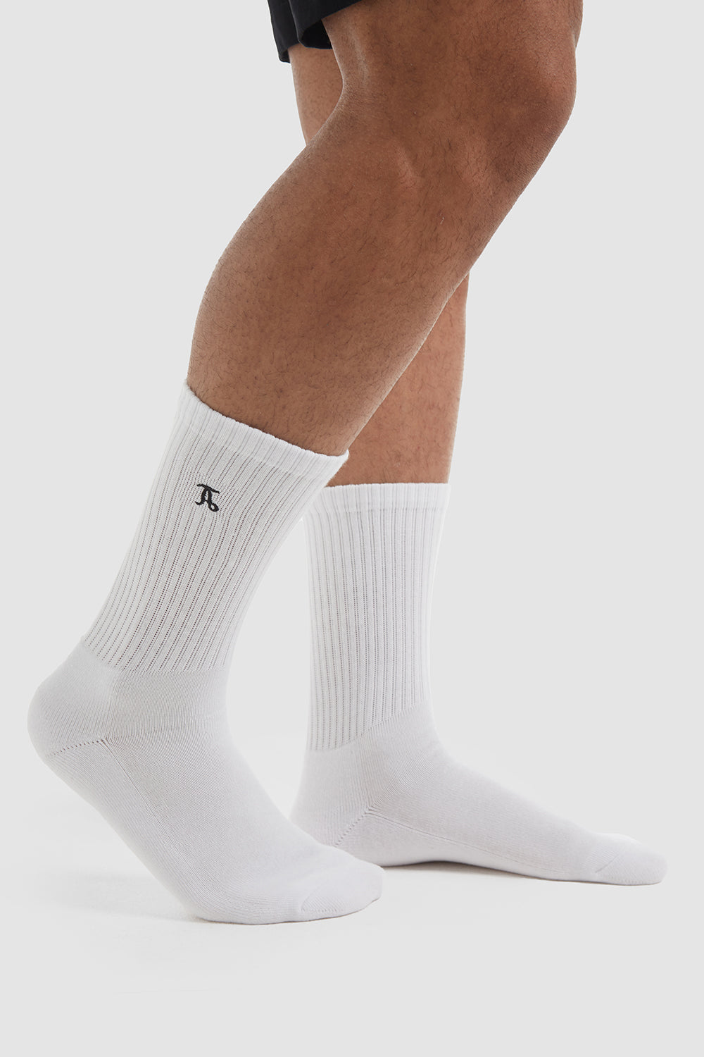 3 Pack Sports Socks in White - TAILORED ATHLETE - ROW