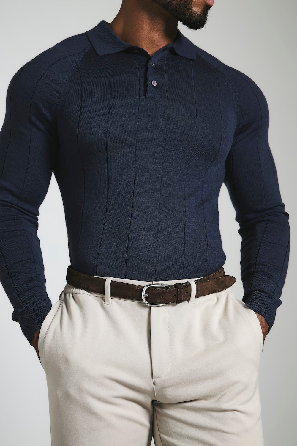 365 Muscle Fit Trouser in Sand