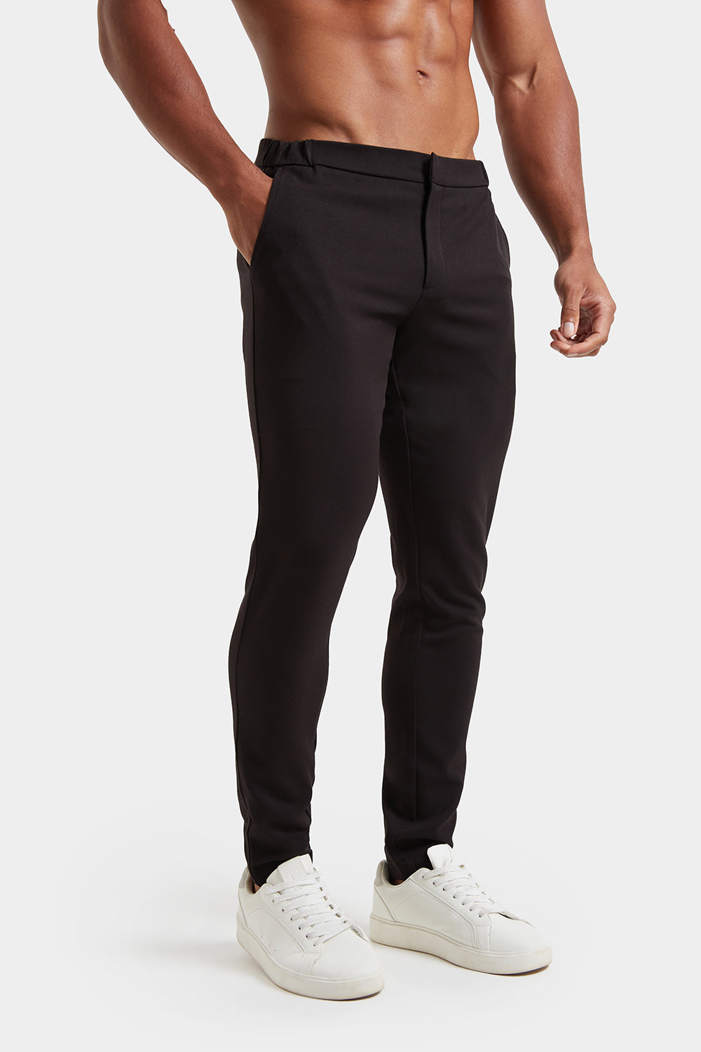 365 Trousers in Black - TAILORED ATHLETE - ROW