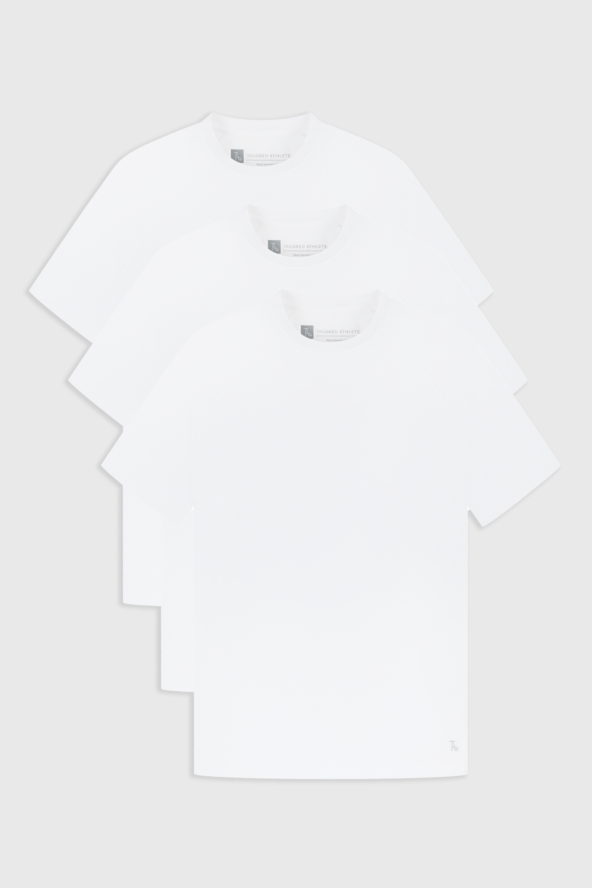 3 Pack Essential Training Top in White