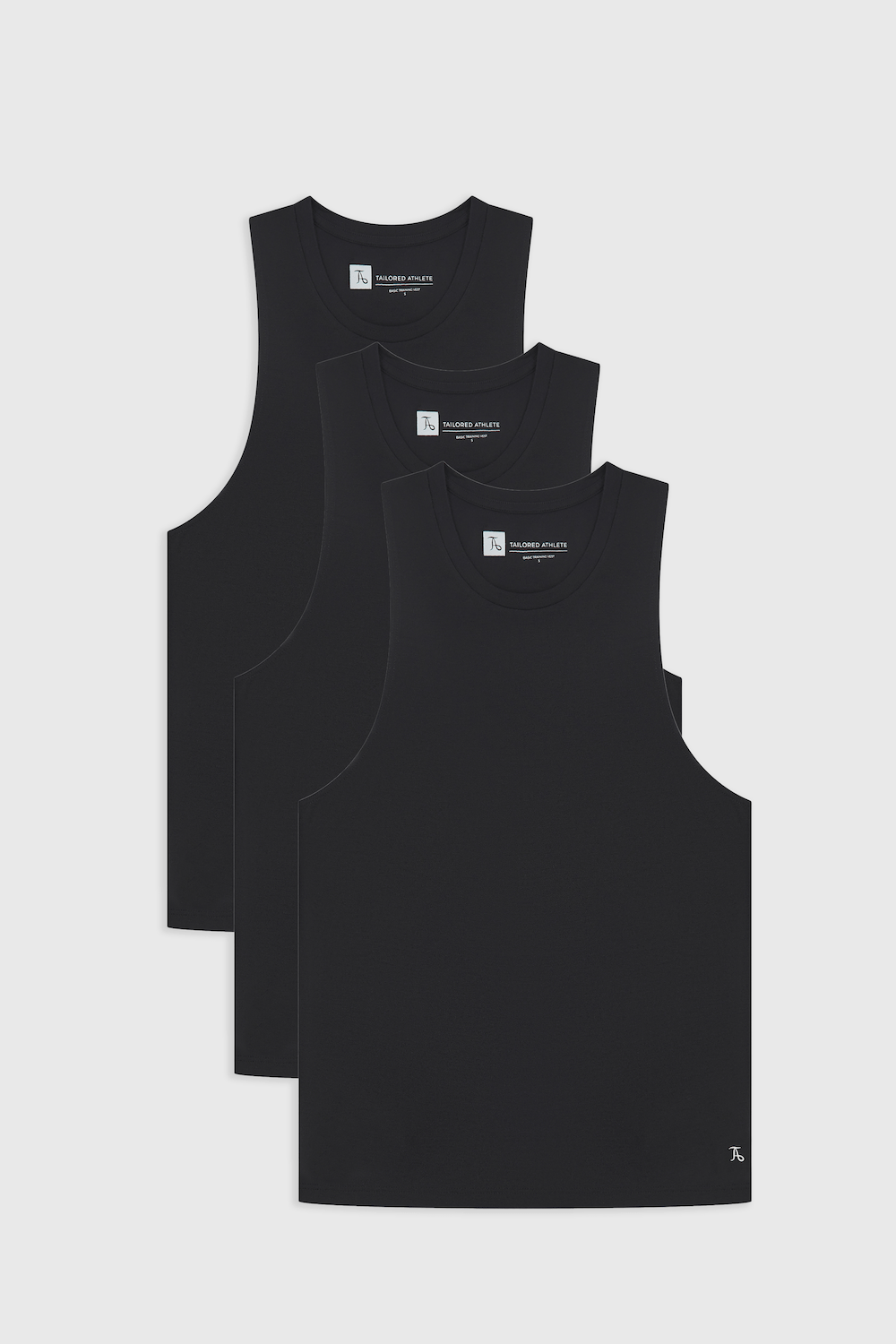 3 Pack Essential Training Vest in Black