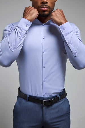 Muscle Fit Dress Shirt in Lilac