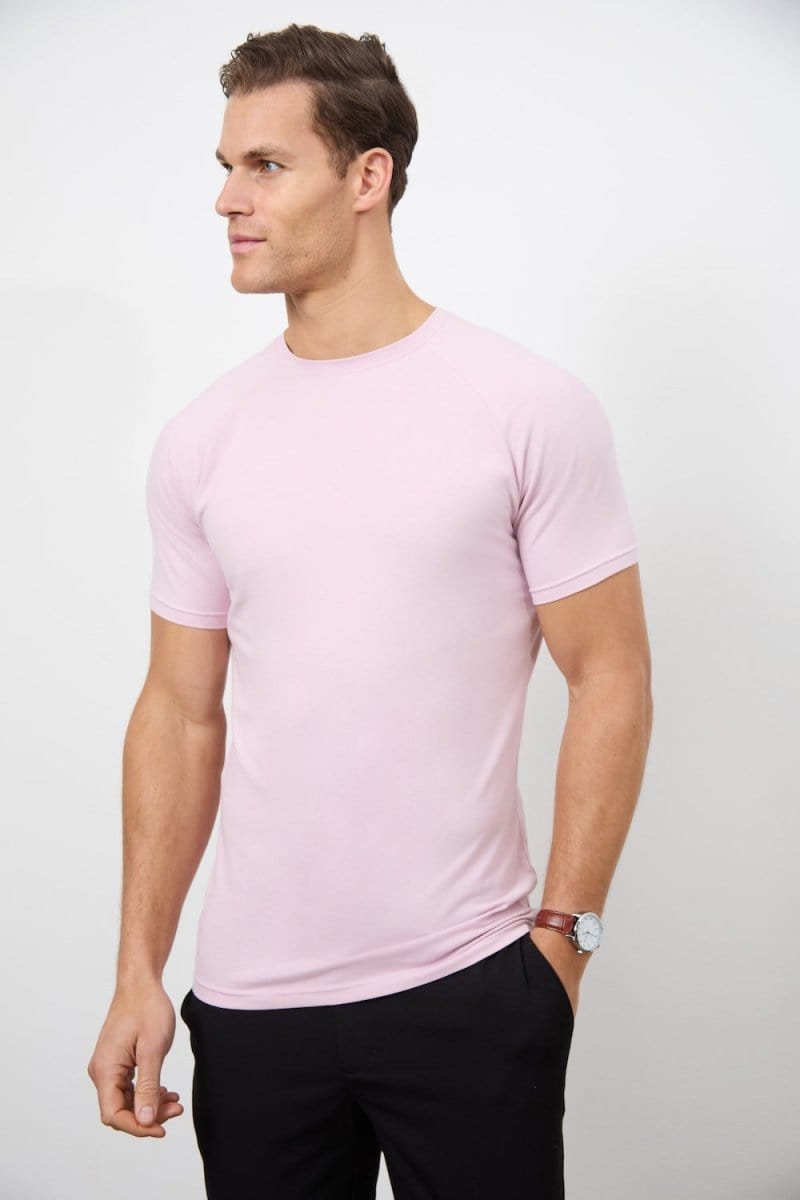 Muscle Fit T-Shirt in Pink - TAILORED ATHLETE - ROW