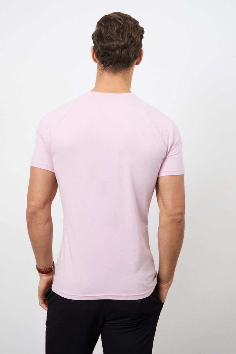 Muscle Fit T-Shirt in Pink - TAILORED ATHLETE - ROW