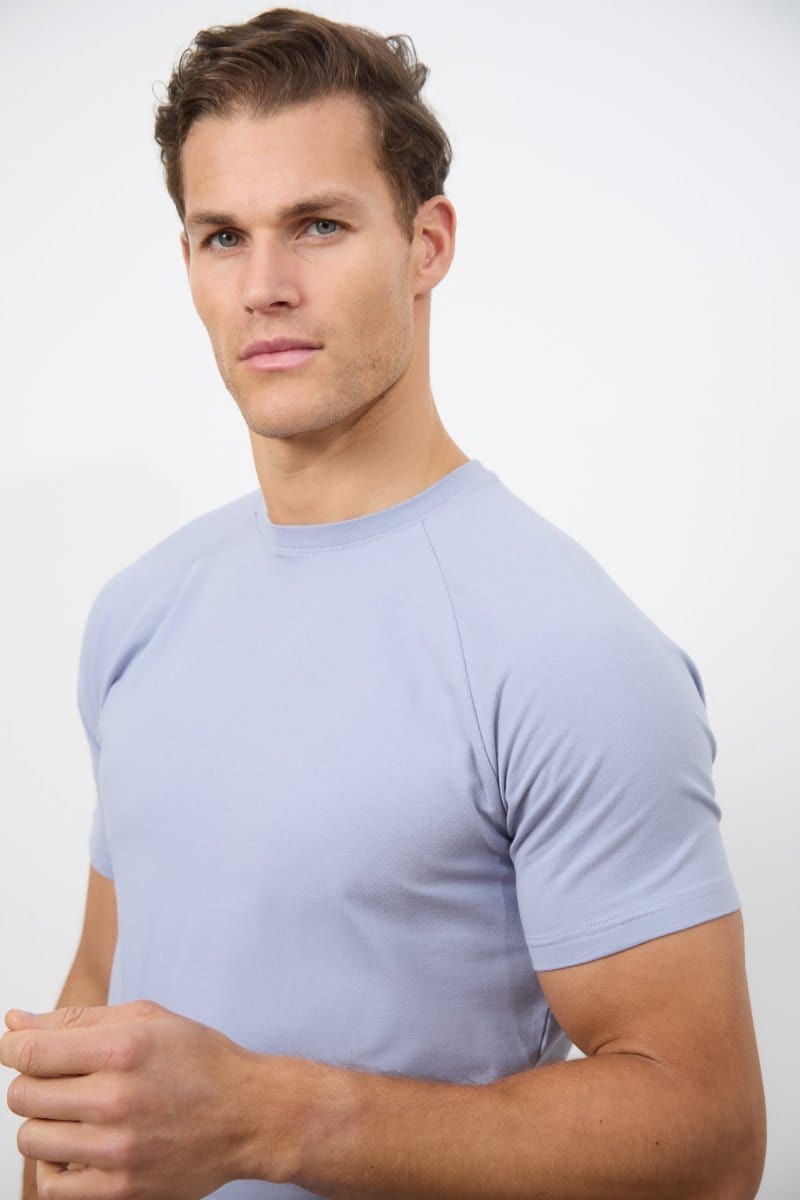 Muscle Fit T-Shirt in Lilac - TAILORED ATHLETE - ROW