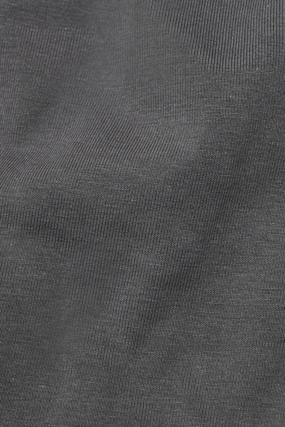 Muscle Fit Long Sleeve T-Shirt in Charcoal