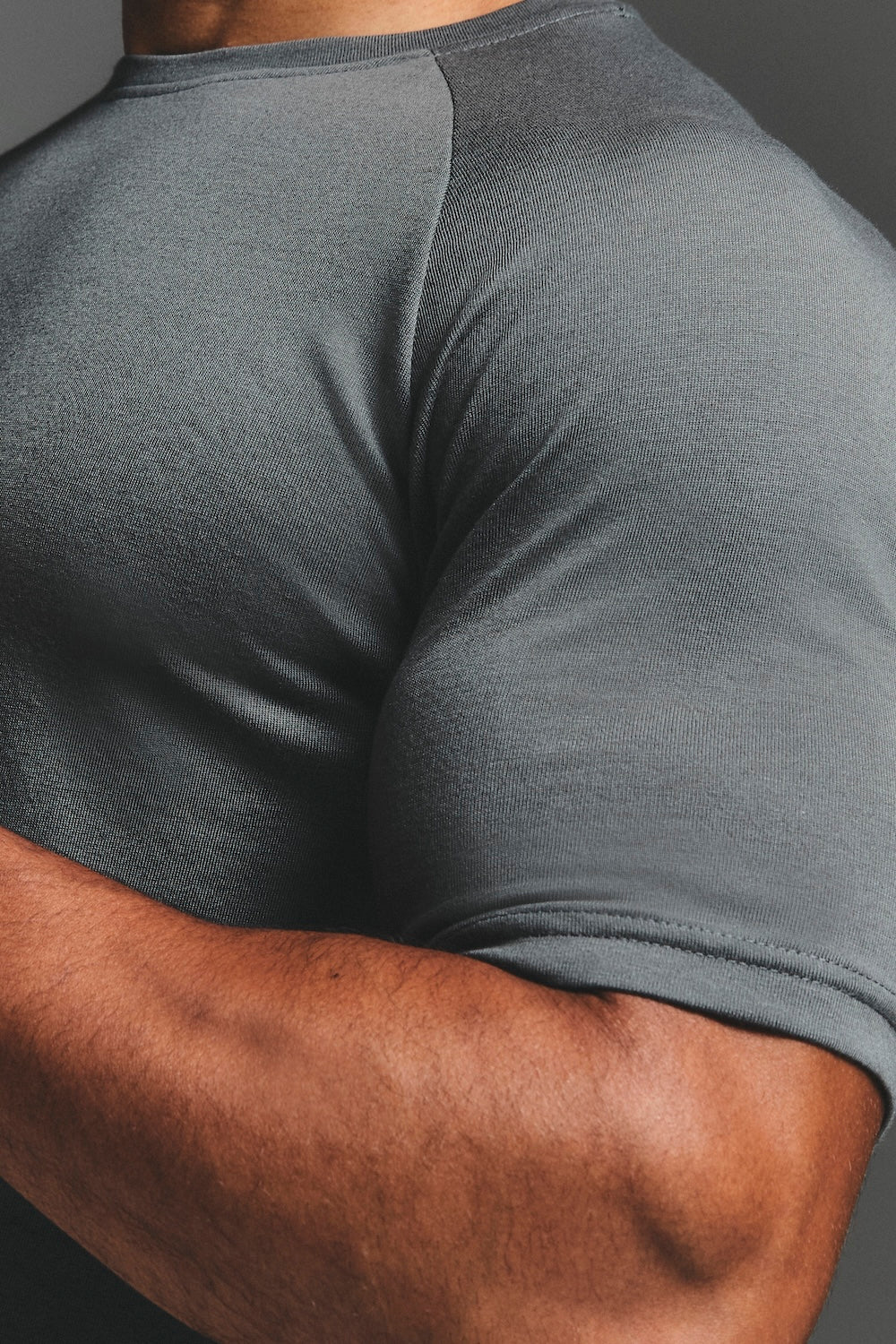 Essential Training Top in Charcoal