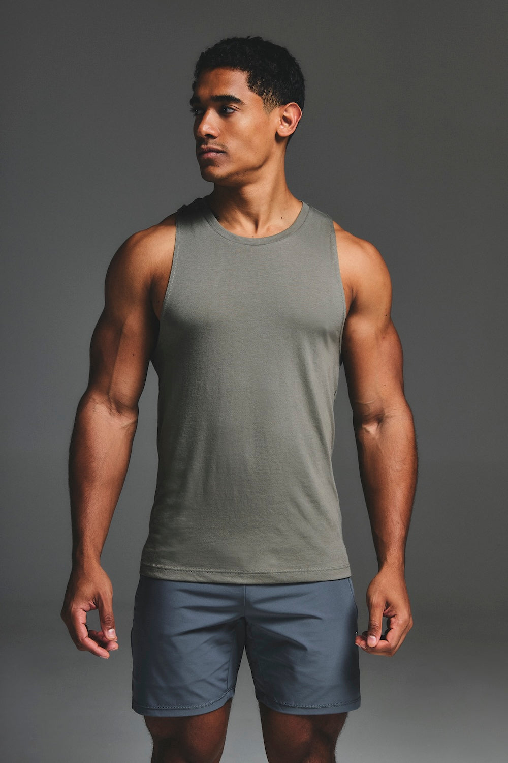 Essential Training Vest in Khaki