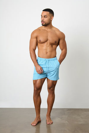 Printed Swim Short in Diamond Geo - TAILORED ATHLETE - ROW