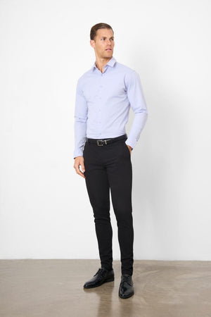 Muscle Fit Dress Shirt in Lilac - TAILORED ATHLETE - ROW