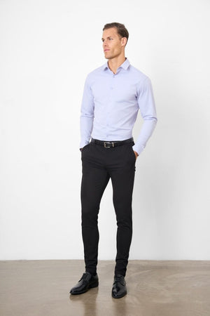 Muscle Fit Dress Shirt in Lilac - TAILORED ATHLETE - ROW
