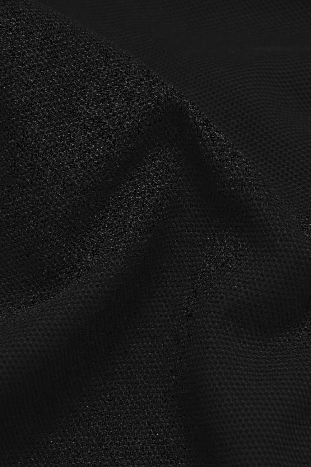Textured Jersey T-Shirt in Black