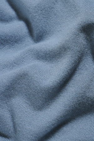 Knitted Polo Shirt in Airforce