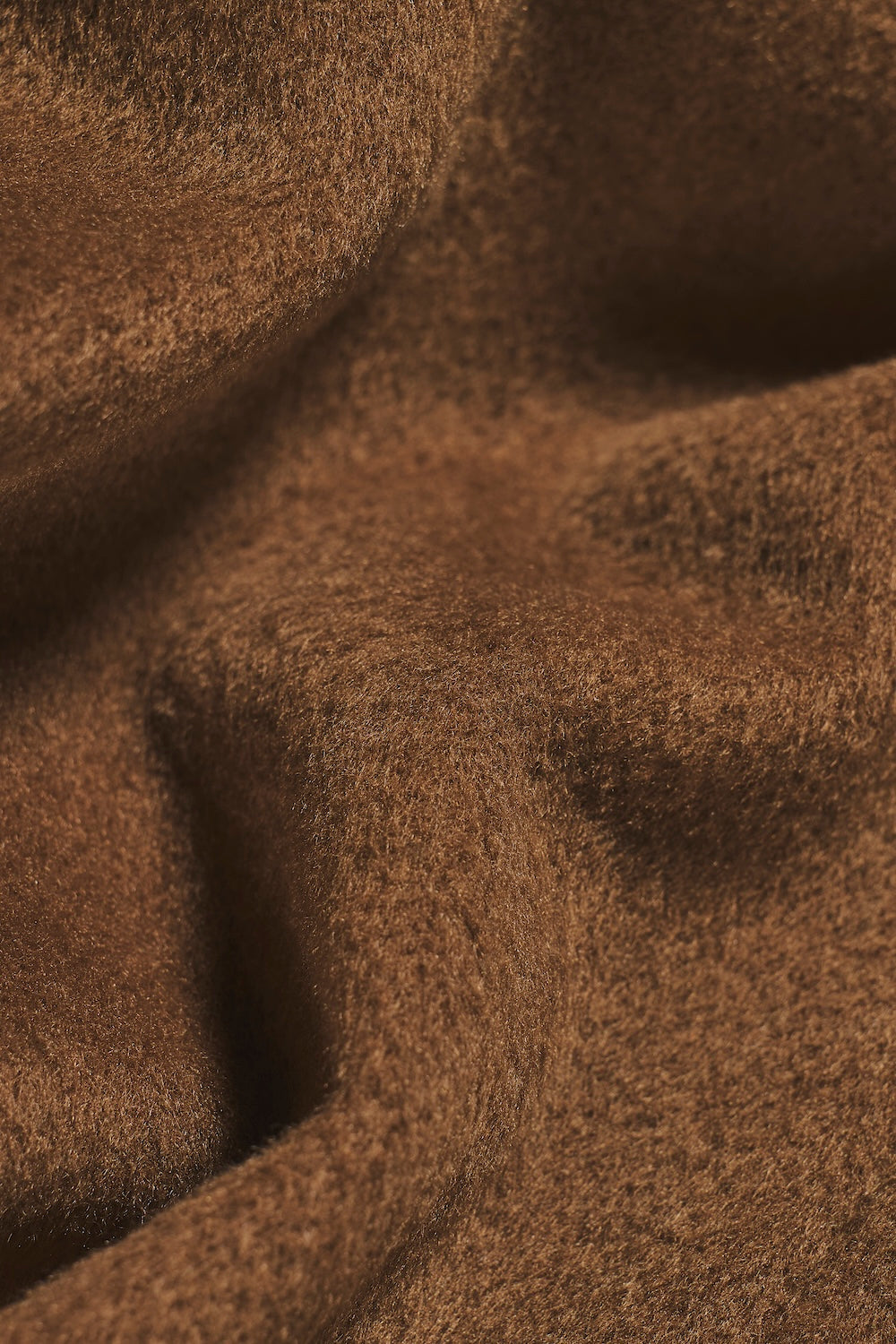 Single Breasted Overcoat in Camel