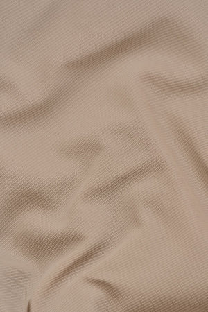 Twill Jersey Zip Through Shacket in Stone