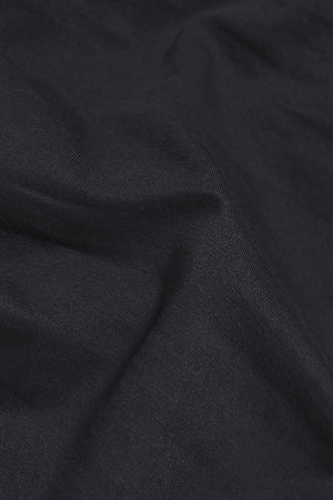 Muscle Fit Hooded Long Sleeve Top in Navy