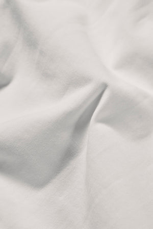 Muscle Fit Hooded Long Sleeve Top in White