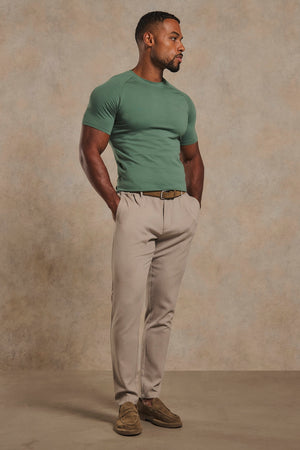 Muscle Fit T-Shirt in Kale
