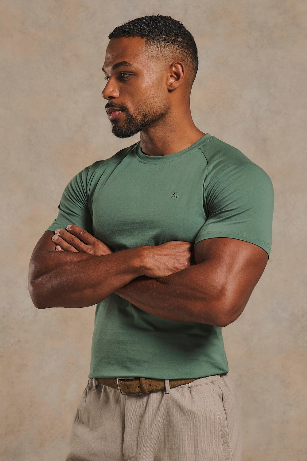 Muscle Fit T-Shirt in Kale