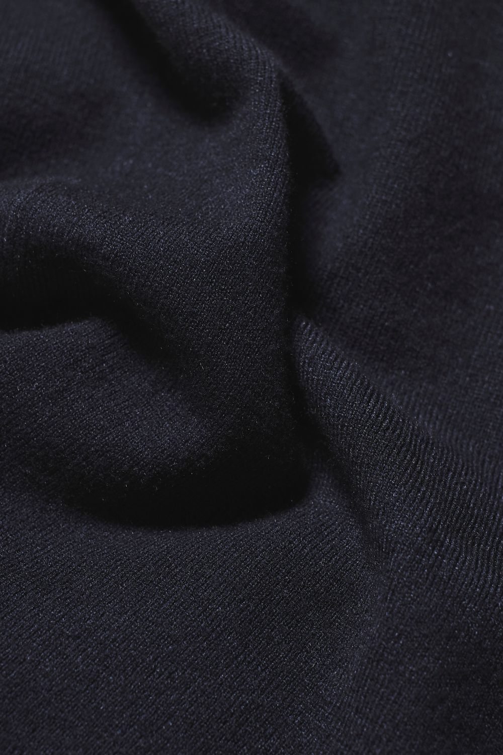 Knitted Polo Shirt in Navy
