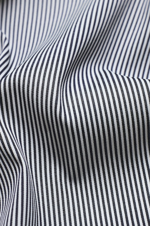 Performance Business Shirt in Navy/White Bengal Stripe