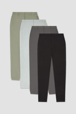 Everyday Tech Trousers 4-Pack - TAILORED ATHLETE - ROW