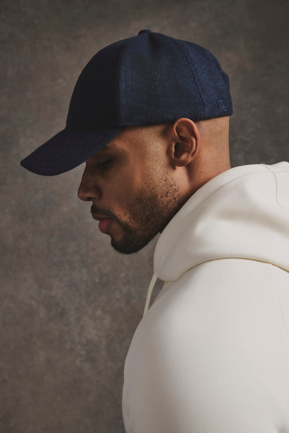 TA Embroidered Baseball Cap in Navy