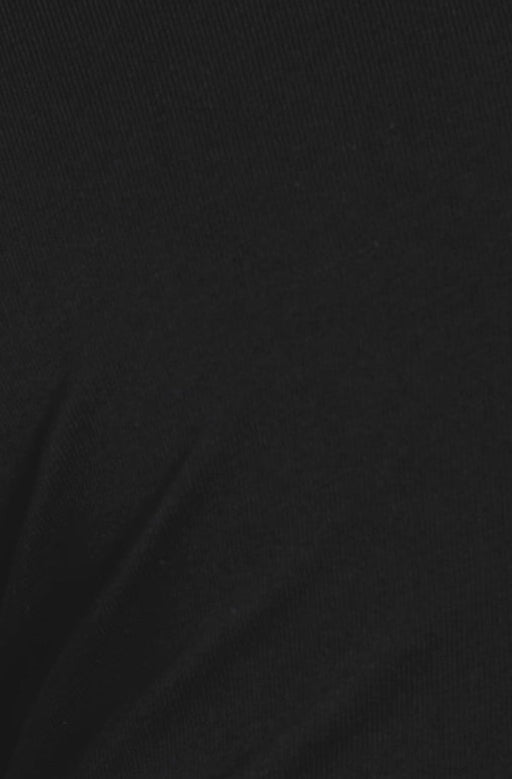 Essential Jersey Buttonless Polo Shirt in Black