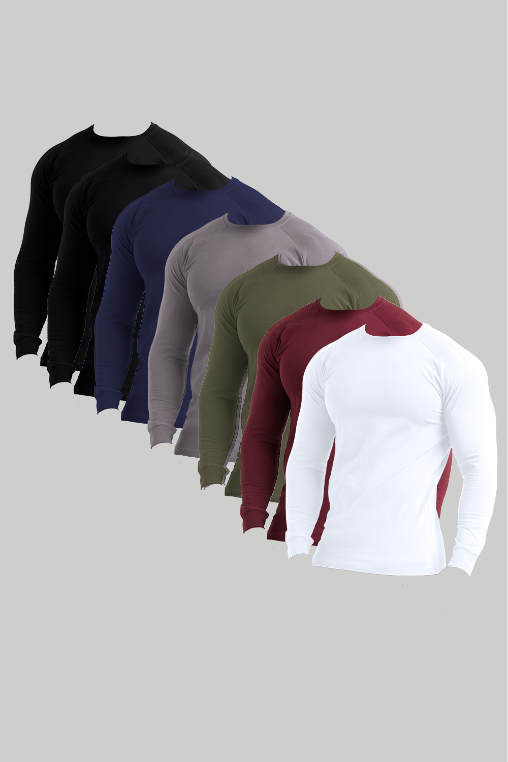 Muscle Fit Long Sleeve Everywear 7-Pack - TAILORED ATHLETE - ROW